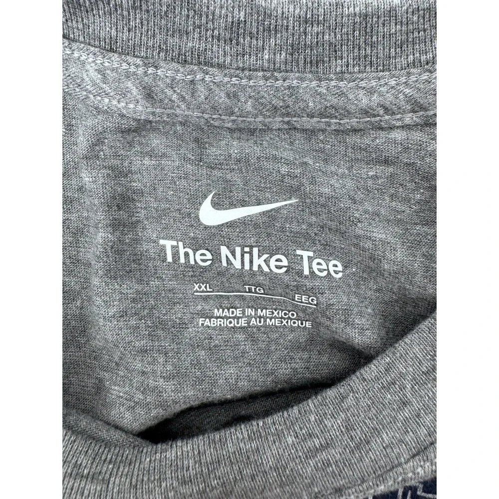 The Nike Tee Syracuse Orange T-Shirt Grey Athletic Men's XXL NWT